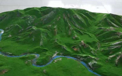 现代平凉平凉沙盘模型的优势